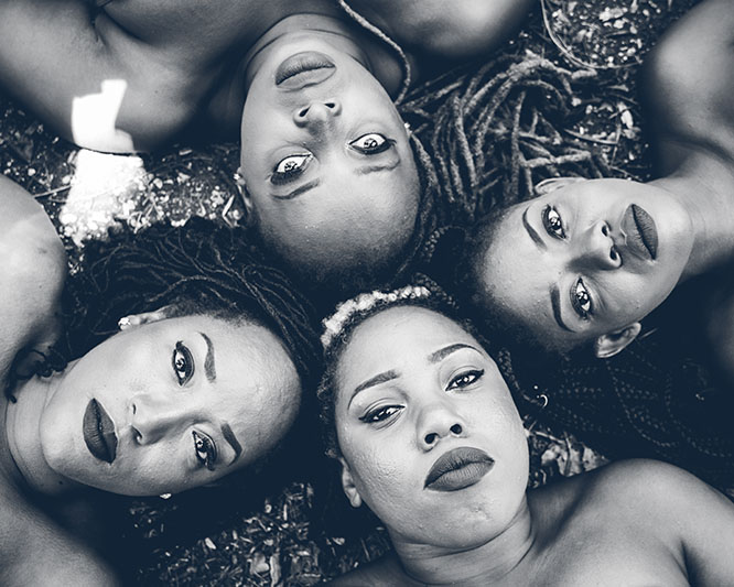Charline Jean-Gilles, Vanessa Jeudi, Néhémie Bastien, Ketsia Vaïnadine Alphonse, artistes