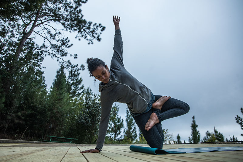 Melissa Day, professeur de yoga